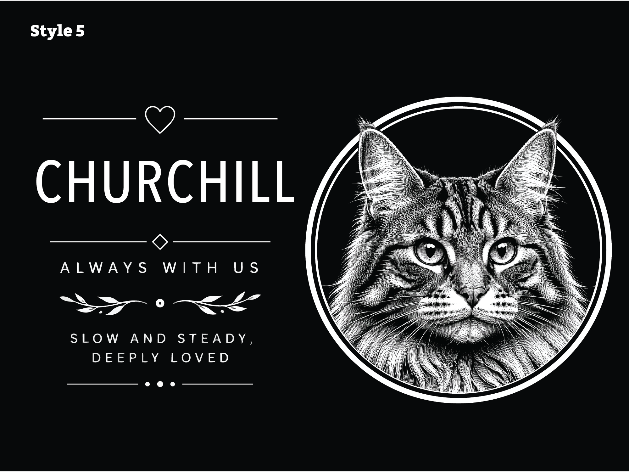 Personalized Pet Memorial Plaque – Custom Photo Engraved on Natural Slate