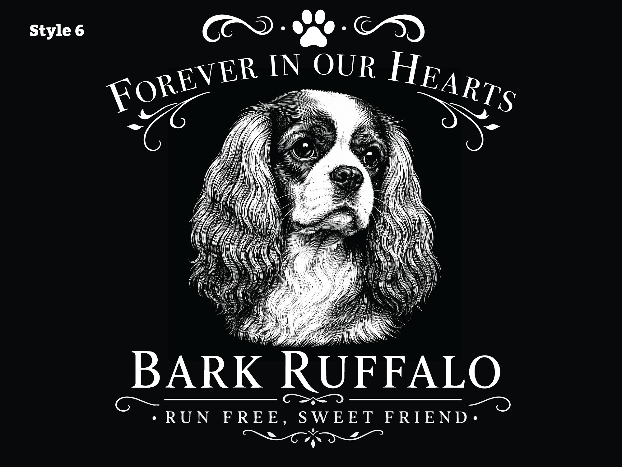 Personalized Pet Memorial Plaque – Custom Photo Engraved on Natural Slate